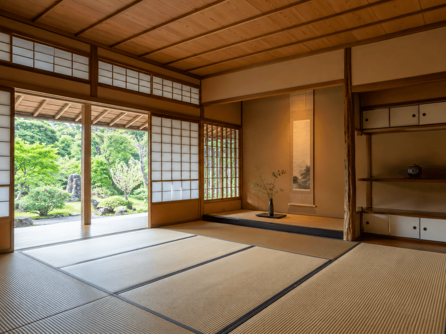 床の間付き和室の格式を高める畳表替え